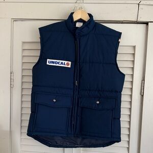 Vintage NOS Unocal 76 Insulated Vest by Lion Uniform USA MADE Medium 40-42